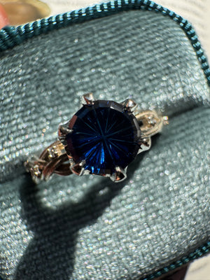 1.39ct Sapphire Diamond Weaver