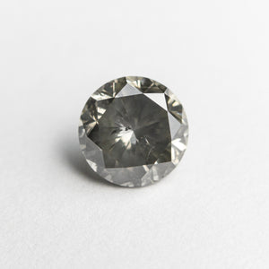 1.32ct 6.77x6.76x4.35mm I1 Fancy Grey Round Brilliant 19755-09