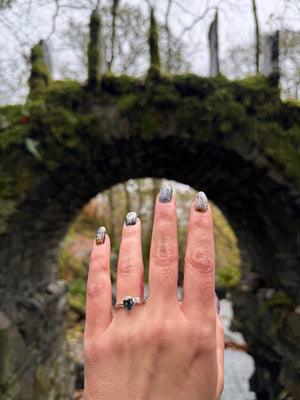 1.22ct Sapphire Thorns + Roses