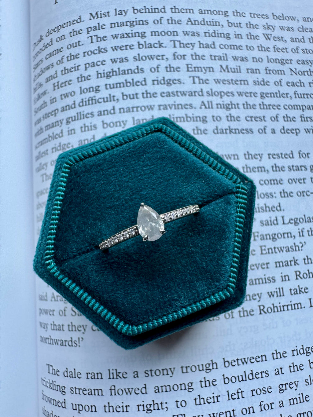 Icy Diamond Pear Pavé